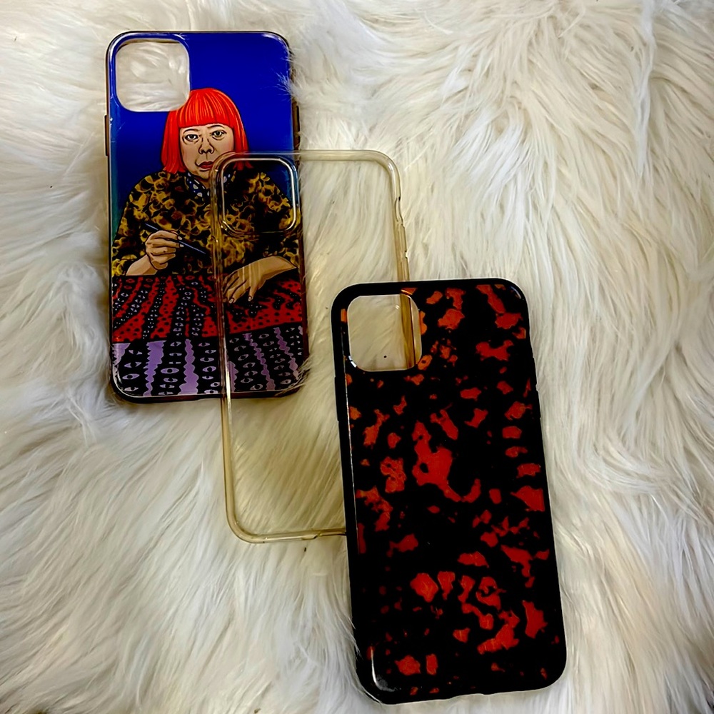 3 cases for iPhone 11 Pro Max - Kusama & Clear Rubberized & Sonix Tortoiseshell